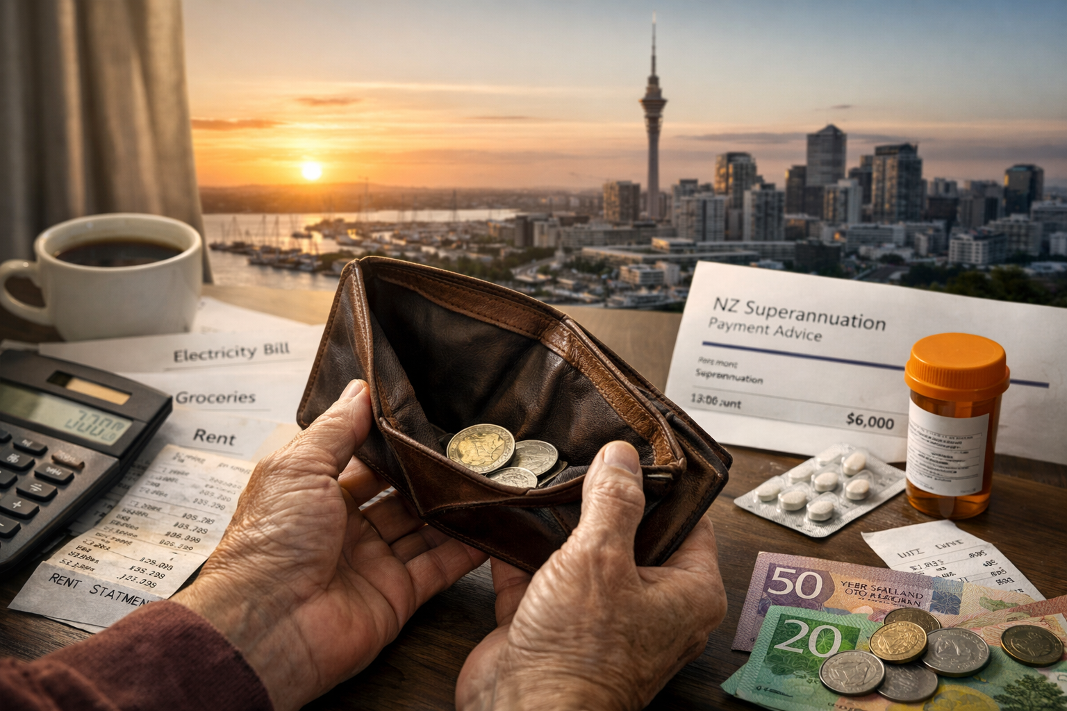 Cost of Living 2026: NZ Super Still $900+ Short Each Week
