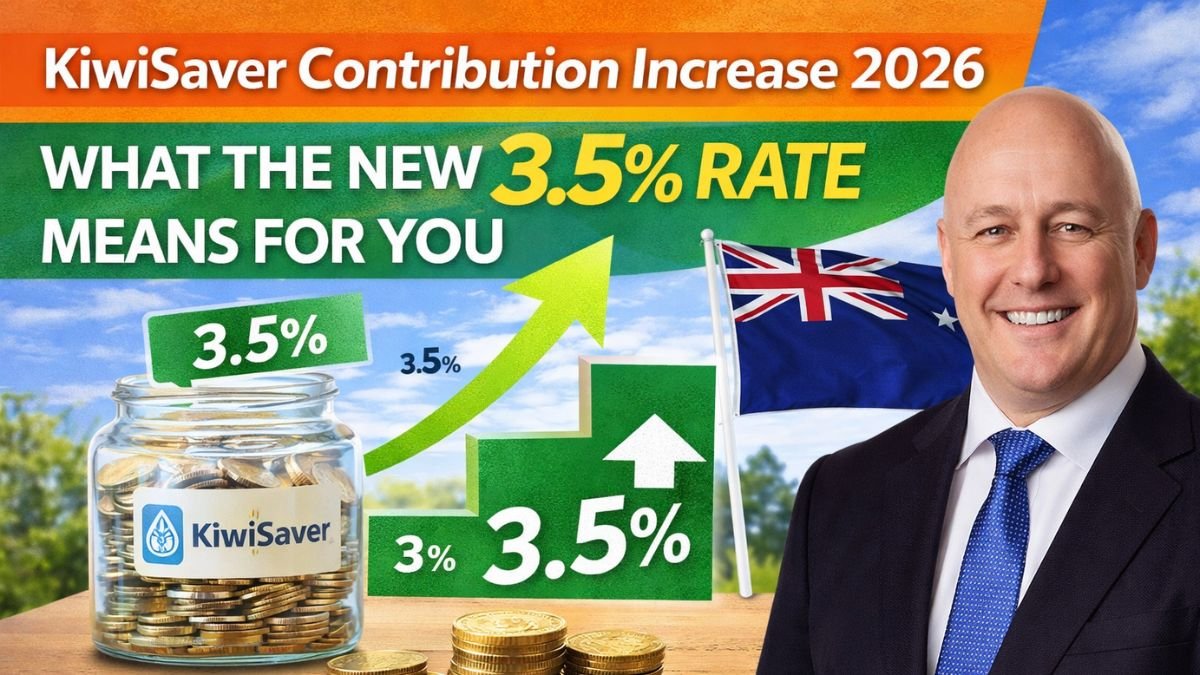 KiwiSaver Contribution Increase 2026 - What the New 3.5% Rate Means for You
