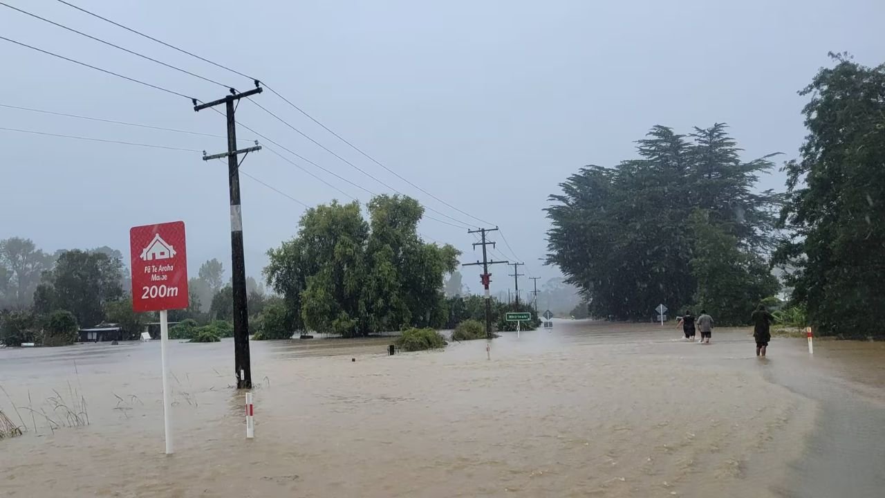 Live Update: North Island Hit by a Month’s Rainfall in Just One Day