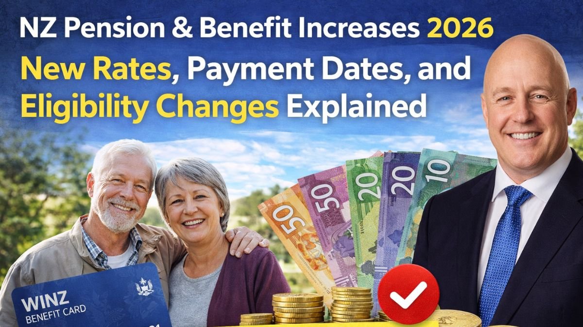 NZ Pension & Benefit Increases 2026 - New Rates, Payment Dates, and Eligibility Changes Explained